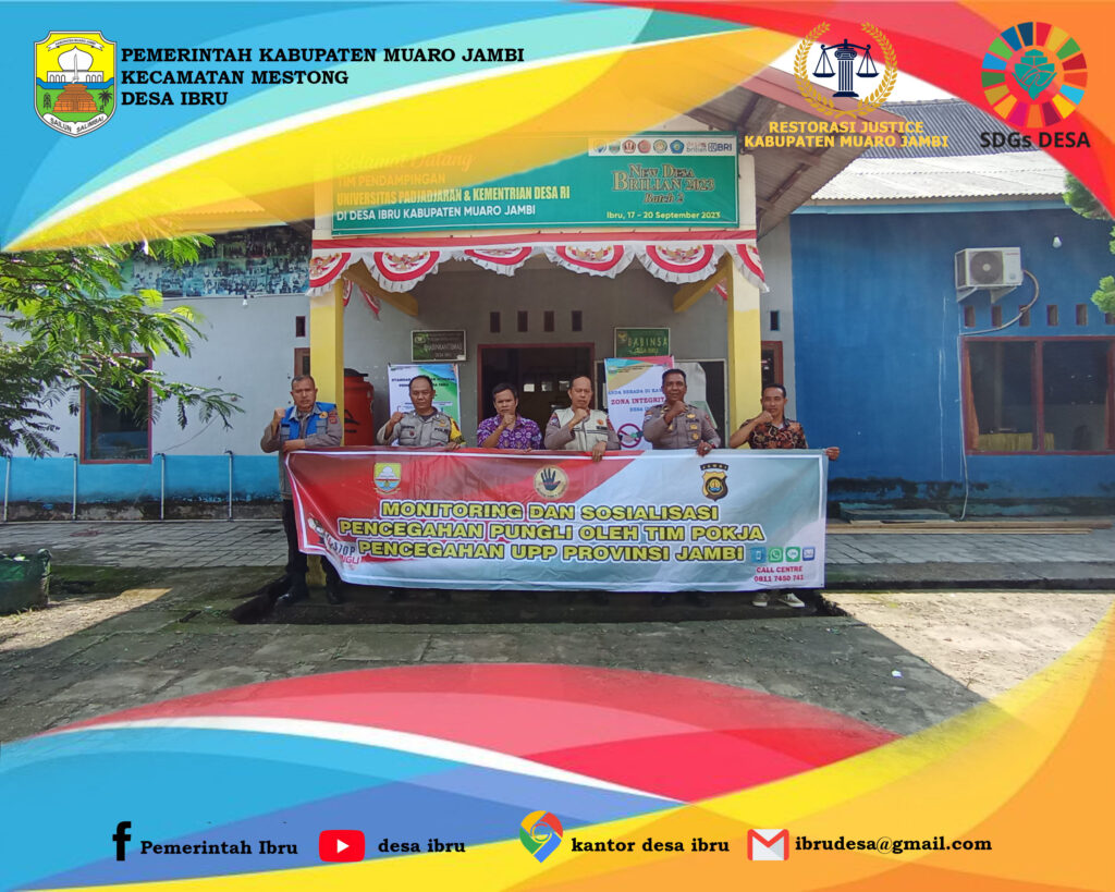 POLDA Jambi Mendukung Desa Ibru dalam Penerapan 9 nilai Anti Korupsi