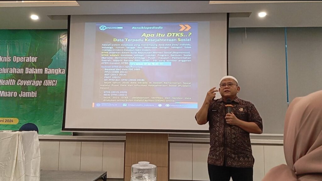 Bimtek Operator Aplikasi SIKS-NG, yang diselenggarakan BPJS Kesehatan Dan DINSOS Kab. Ma. Jambi 2024