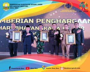 Desa Ibru Kembali Meraih Juara 1 Tiga Pilar Tingkat Provinsi Jambi
