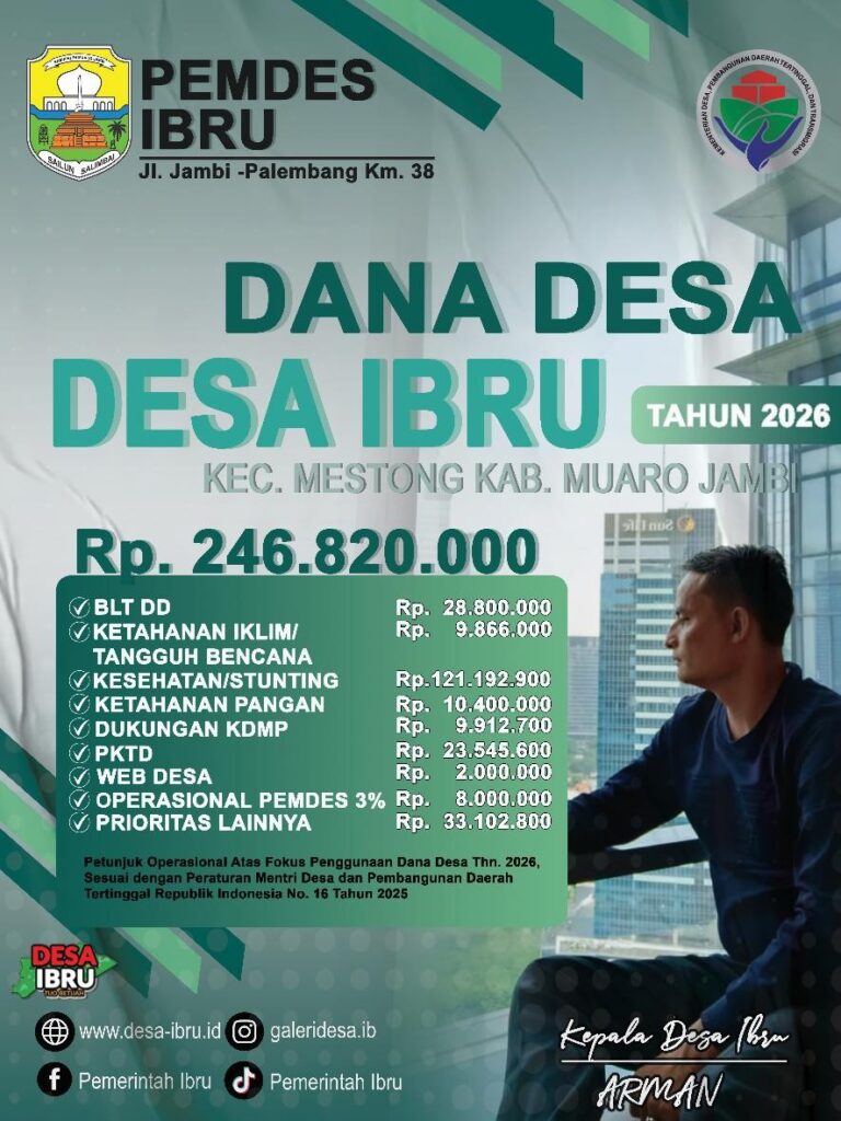 Fokus Dana Desa Tahun Anggaran 2026