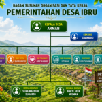 BAGAN SUSUNAN ORGANISASI DAN TATA KERJA PEMERINTAHAN DESA IBRU
