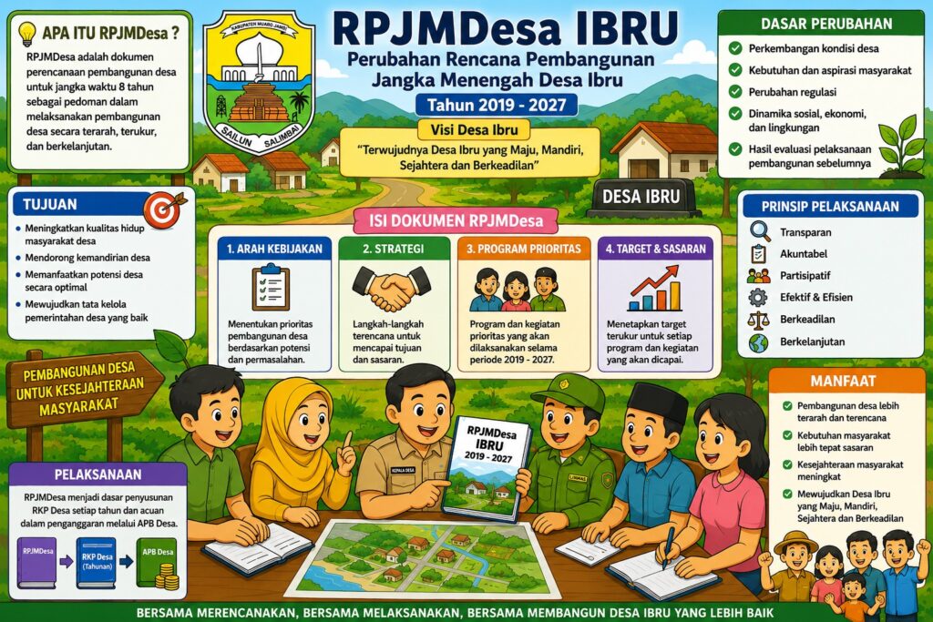 Dokumen Perubahan Rencana Pembangunan Jangka Menengah Desa (RPJM Desa) Ibru Tahun 2019–2027