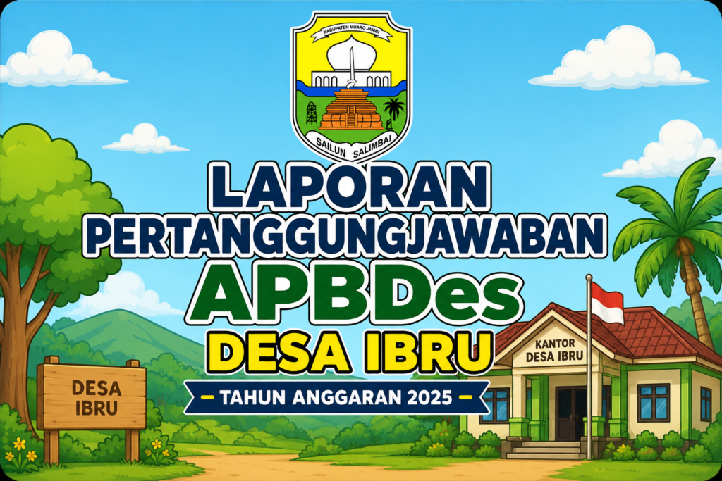 LAPORAN PERTANGGUNGJAWABAN APBDes DESA IBRU TAHUN ANGGARAN 2025