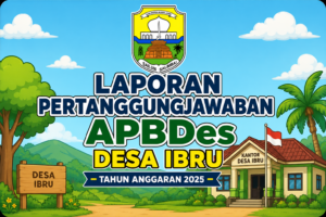 LAPORAN PERTANGGUNGJAWABAN APBDes DESA IBRU TAHUN ANGGARAN 2025